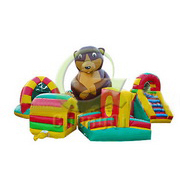 Bear inflatable amusement park